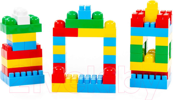 Изображение товара Конструктор Полесье Супер-Микс  / 8039 (144эл, в рюкзаке)