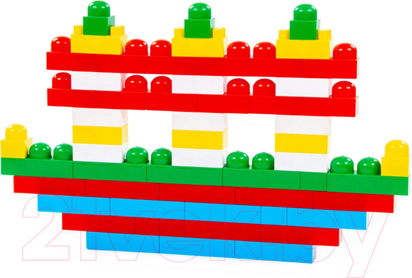 Изображение товара Конструктор Полесье Супер-Микс  / 8039 (144эл, в рюкзаке)