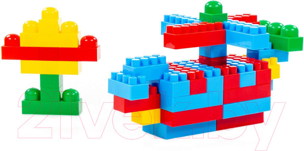 Изображение товара Конструктор Полесье Супер-Микс  / 8039 (144эл, в рюкзаке)