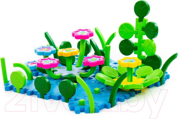 Изображение товара Конструктор Полесье Флора 2 / 5410 (91эл, в пакете)