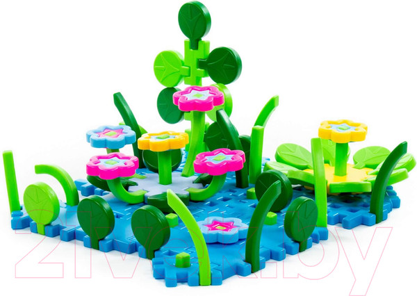 Изображение товара Конструктор Полесье Флора 2 / 5410 (91эл, в пакете)