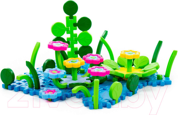 Изображение товара Конструктор Полесье Флора 2 / 5410 (91эл, в пакете)