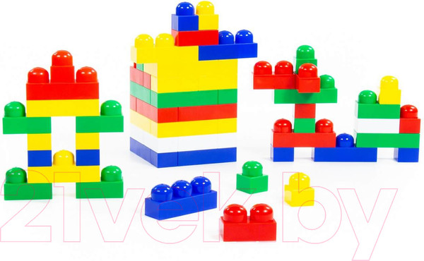 Изображение товара Конструктор Полесье Юниор / 6660 (69эл, в пакете)