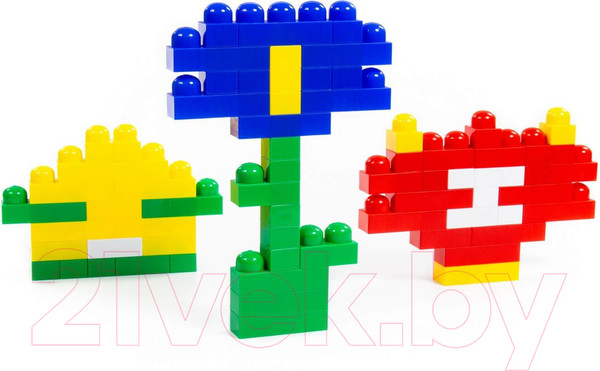 Изображение товара Конструктор Полесье Юниор / 6660 (69эл, в пакете)