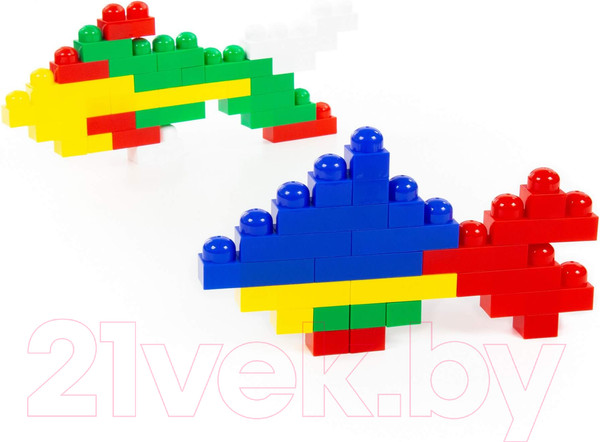 Изображение товара Конструктор Полесье Юниор / 50588 (159эл, в контейнере)