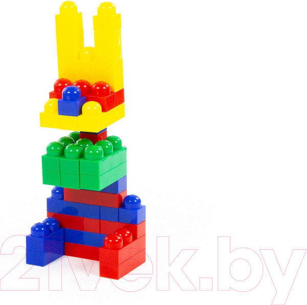 Изображение товара Конструктор Полесье Юниор / 50588 (159эл, в контейнере)