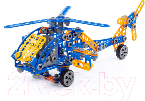 Изображение товара Конструктор Полесье Изобретатель. Вертолет №2 / 55033