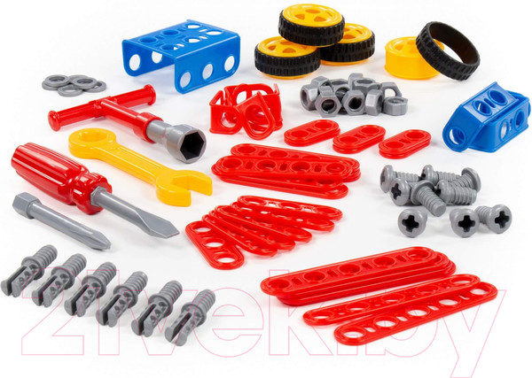 Изображение товара Конструктор Полесье Изобретатель. Квадроцикл №1 / 55057