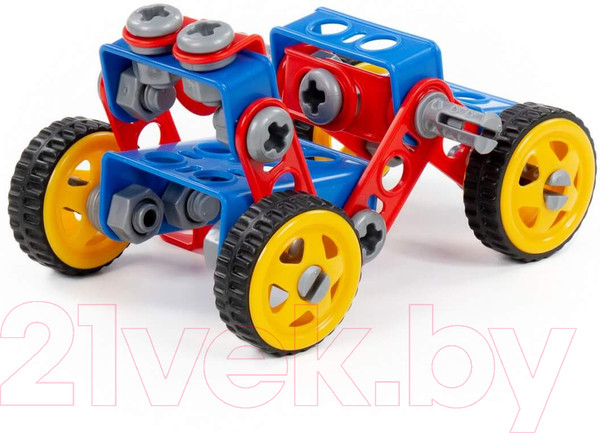 Изображение товара Конструктор Полесье Изобретатель. Квадроцикл №1 / 55057