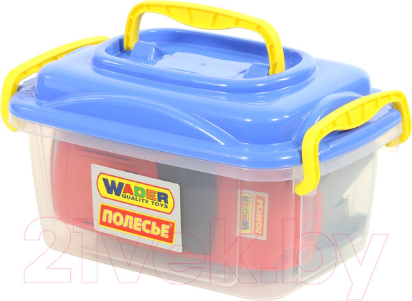 Изображение товара Автомобиль игрушечный Полесье Автомобиль легковой с прицепом / 56658