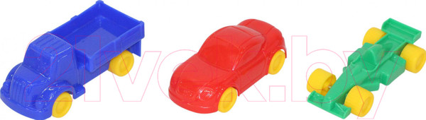 Изображение товара Набор игрушечных автомобилей Полесье Мини / 55408