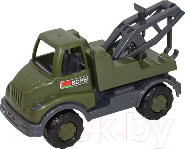 Изображение товара Эвакуатор игрушечный Полесье Эвакуатор военный Кнопик / 55910