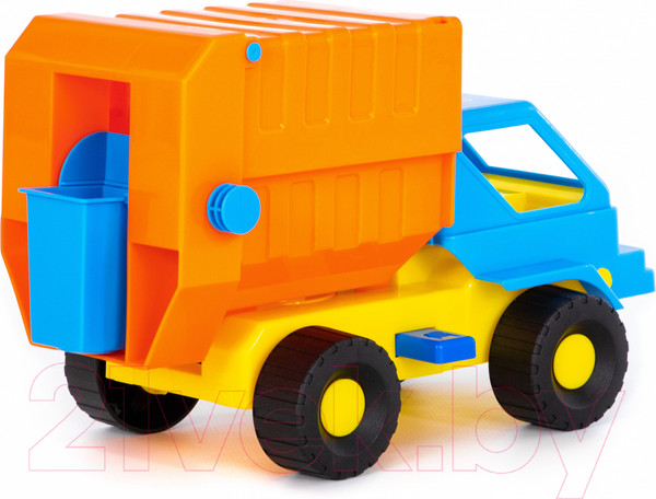 Изображение товара Мусоровоз игрушечный Полесье Коммунальная спецмашина Кузя / 56344