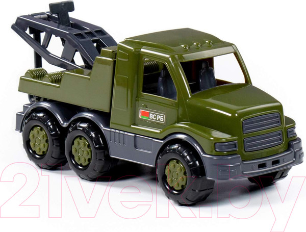 Изображение товара Эвакуатор игрушечный Полесье Эвакуатор военный Гоша / 49056