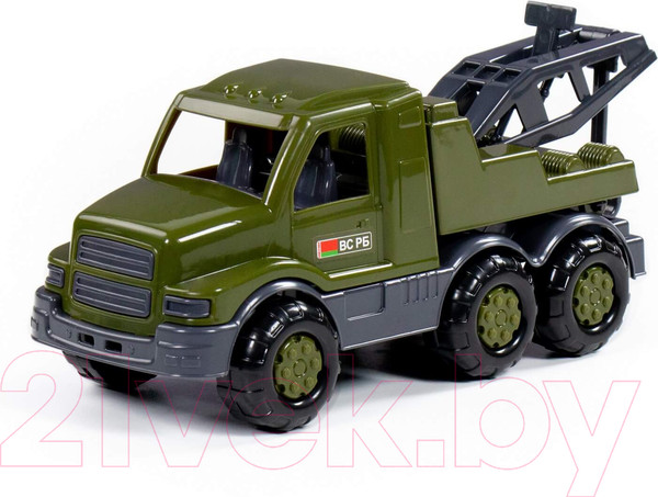 Изображение товара Эвакуатор игрушечный Полесье Эвакуатор военный Гоша / 49056