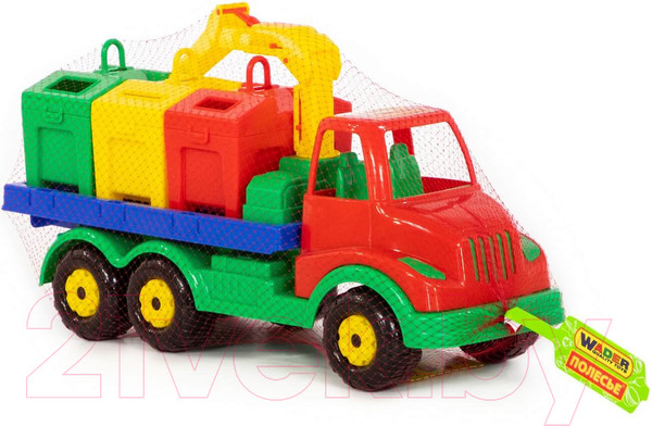 Изображение товара Автомобиль-кран Полесье Контейнеровоз Муромец / 44082