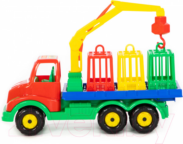 Изображение товара Автомобиль игрушечный Полесье Автомобиль для перевозки зверей Муромец / 44105