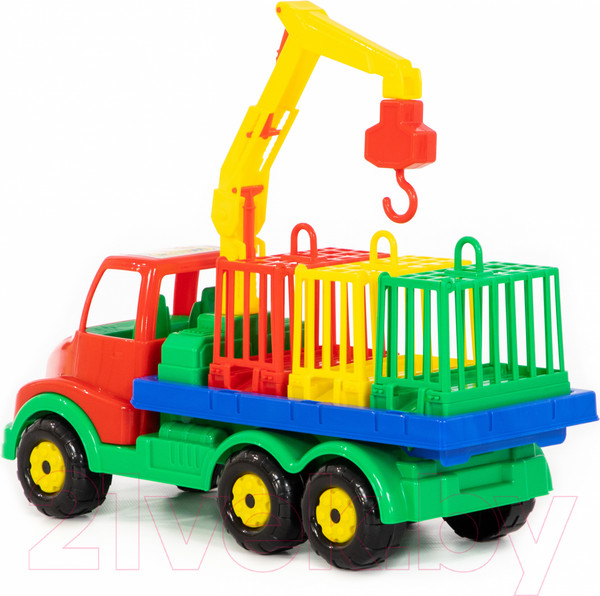 Изображение товара Автомобиль игрушечный Полесье Автомобиль для перевозки зверей Муромец / 44105