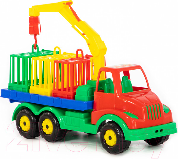 Изображение товара Автомобиль игрушечный Полесье Автомобиль для перевозки зверей Муромец / 44105