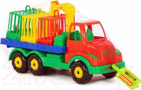 Изображение товара Автомобиль игрушечный Полесье Автомобиль для перевозки зверей Муромец / 44105