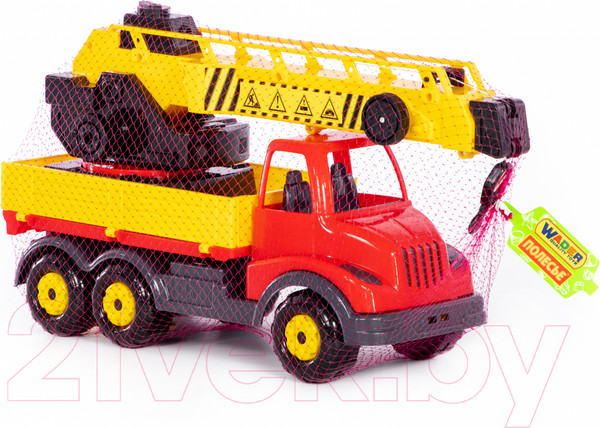 Изображение товара Кран игрушечный Полесье Кран с поворотной платформой Муромец / 56535