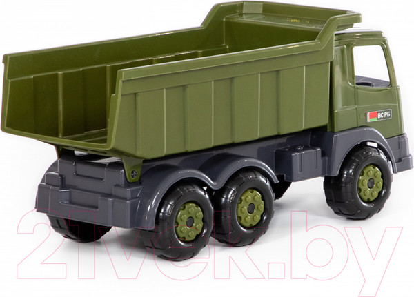 Изображение товара Самосвал игрушечный Полесье Престиж военный / 49179