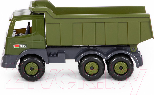 Изображение товара Самосвал игрушечный Полесье Престиж военный / 49179