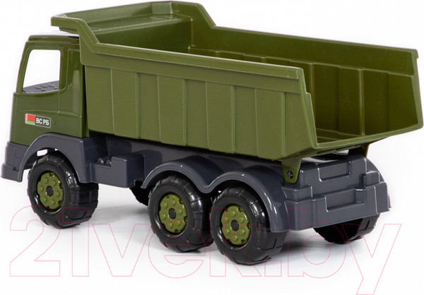 Изображение товара Самосвал игрушечный Полесье Престиж военный / 49179