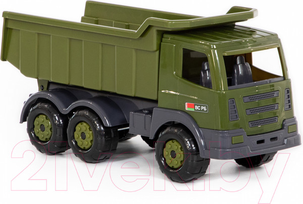 Изображение товара Самосвал игрушечный Полесье Престиж военный / 49179