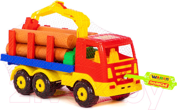 Изображение товара Лесовоз игрушечный Полесье Лесовоз Престиж / 44198