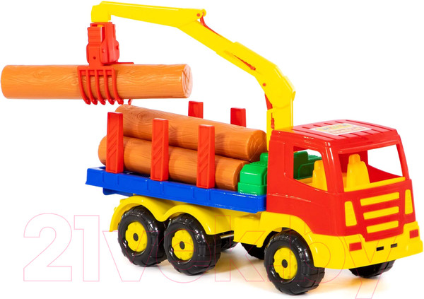 Изображение товара Лесовоз игрушечный Полесье Лесовоз Престиж / 44198