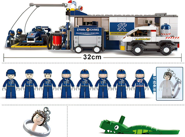 Изображение товара Конструктор Sluban Формула 1 станция техобслуживания / M38-B0356