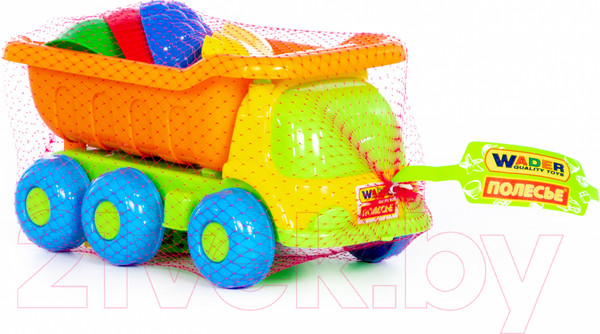 Изображение товара Самосвал игрушечный Полесье Кеша с формочками Фрукты / 57839