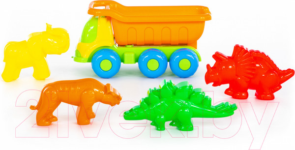 Изображение товара Самосвал игрушечный Полесье Кеша с формочками / 57846