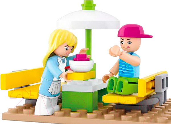 Изображение товара Конструктор Sluban Кафе "Мороженное" / M38-B0525