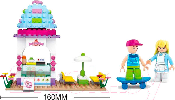 Изображение товара Конструктор Sluban Кафе "Мороженное" / M38-B0525