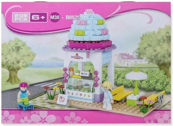 Изображение товара Конструктор Sluban Кафе "Мороженное" / M38-B0525