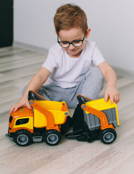 Изображение товара Самосвал игрушечный Полесье с полуприцепом ГрипТрак / 9432