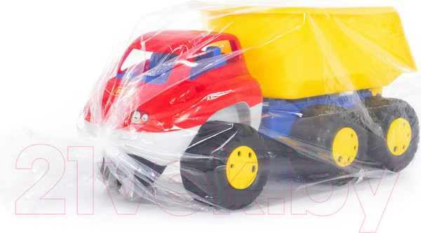 Изображение товара Самосвал игрушечный Полесье с прицепом Дакар / 46116 (в пакете)