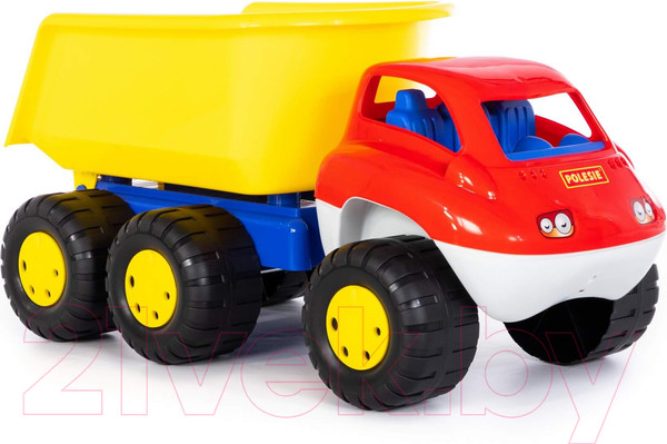 Изображение товара Самосвал игрушечный Полесье с прицепом Дакар / 46116 (в пакете)
