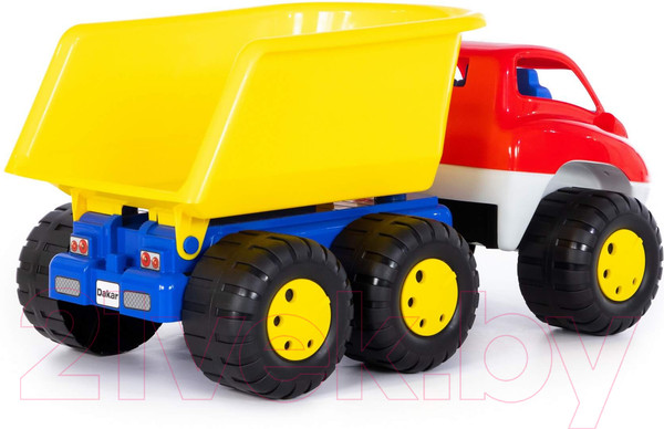 Изображение товара Самосвал игрушечный Полесье с прицепом Дакар / 46116 (в пакете)