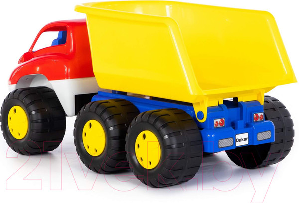 Изображение товара Самосвал игрушечный Полесье с прицепом Дакар / 46116 (в пакете)