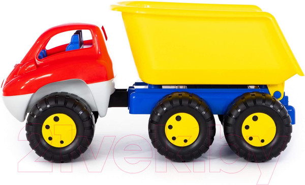 Изображение товара Самосвал игрушечный Полесье с прицепом Дакар / 46116 (в пакете)