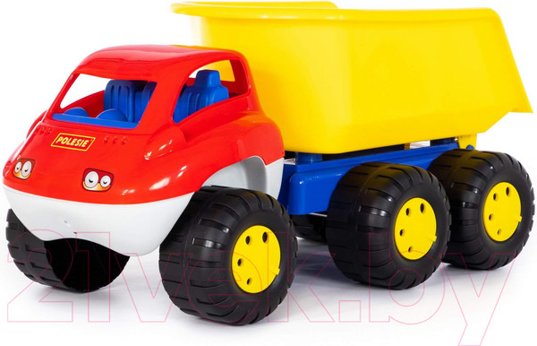 Изображение товара Самосвал игрушечный Полесье с прицепом Дакар / 46116 (в пакете)