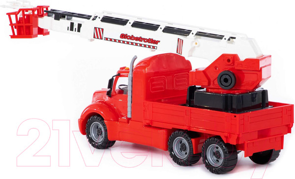 Изображение товара Автомобиль-вышка Полесье Пожарный автомобиль Майк / 55620 (в сеточке)
