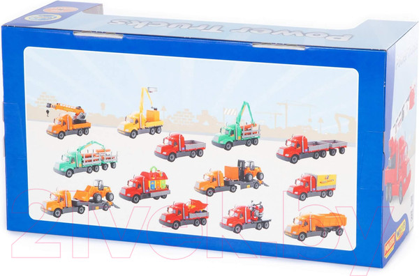 Изображение товара Автомобиль-вышка Полесье Пожарный автомобиль Майк / 61973 (в коробке)