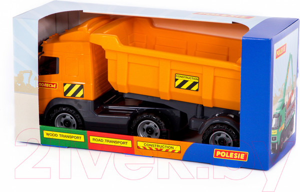 Изображение товара Самосвал игрушечный Полесье с полуприцепом / 9524 (в коробке)