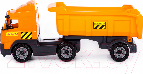 Изображение товара Самосвал игрушечный Полесье с полуприцепом / 9524 (в коробке)