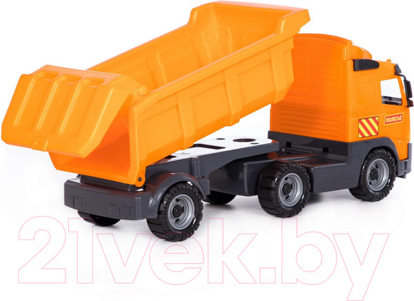 Изображение товара Самосвал игрушечный Полесье с полуприцепом / 8749 (в сеточке)