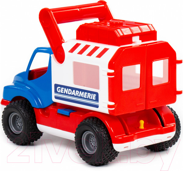 Изображение товара Автомобиль игрушечный Полесье КонсТрак-жандармерия / 46543 (в сеточке)